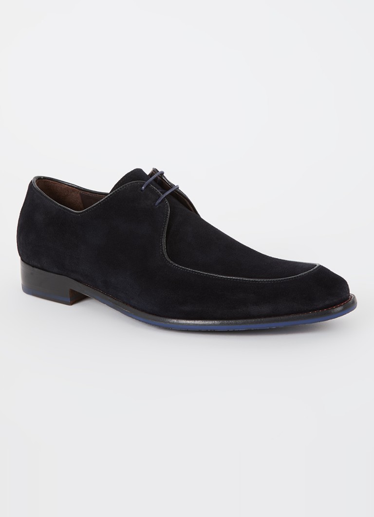 Scarpa stringata Floris van Bommel De Stapper in pelle scamosciata 54.01