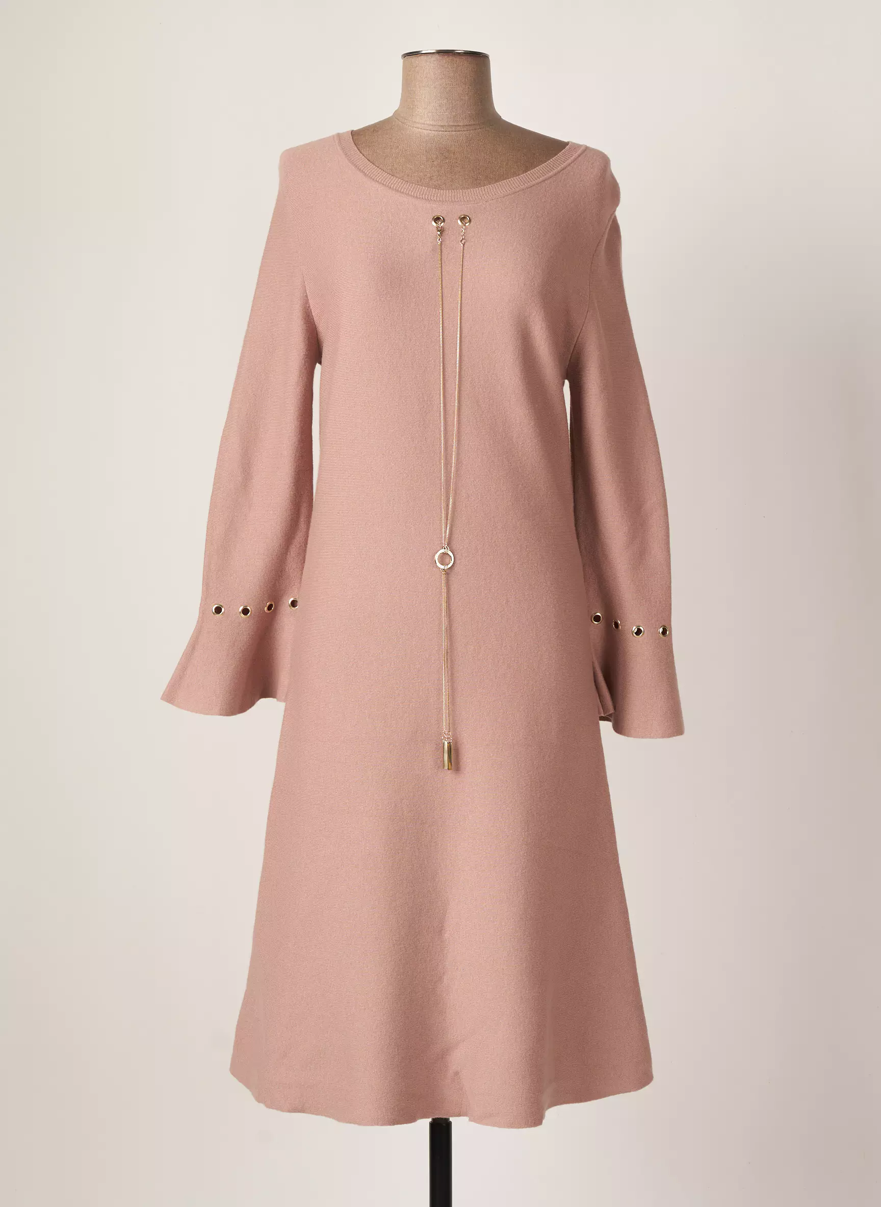 Caroline Biss Robes Pulls Femme couleur rose