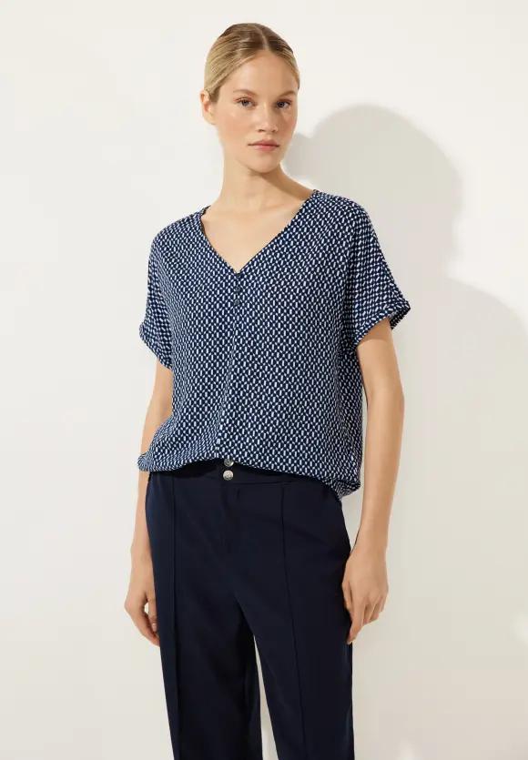Street One Printshirt mit Knopfdetail