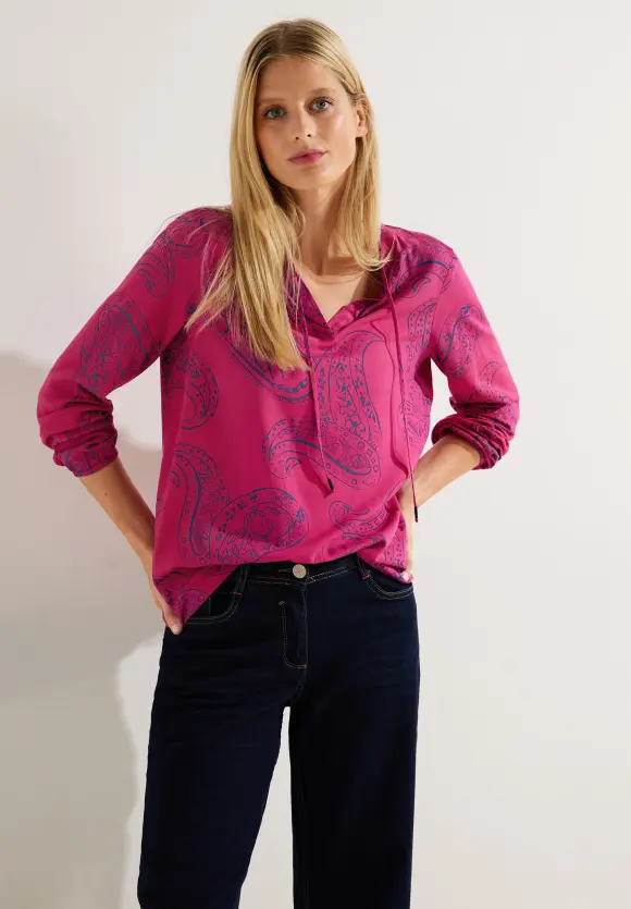 CECIL Paisley Viskose Bluse