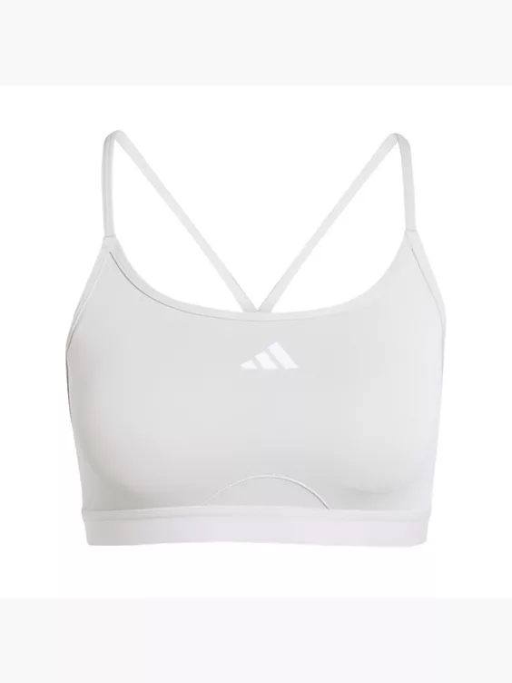 adidas Aeroreact Training 3-Streifen Sport-BH