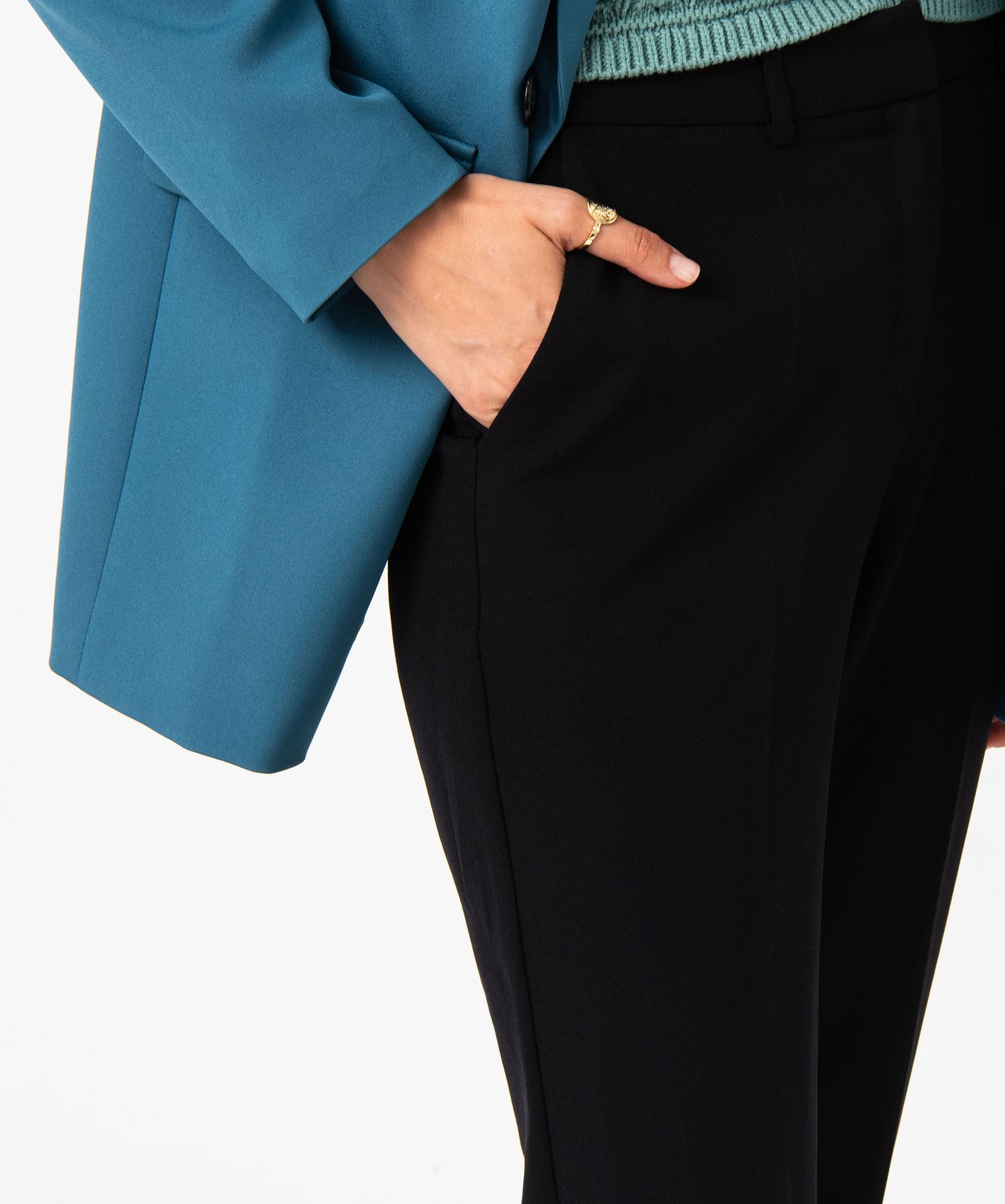 Pantalon de tailleur femme noir | GEMO