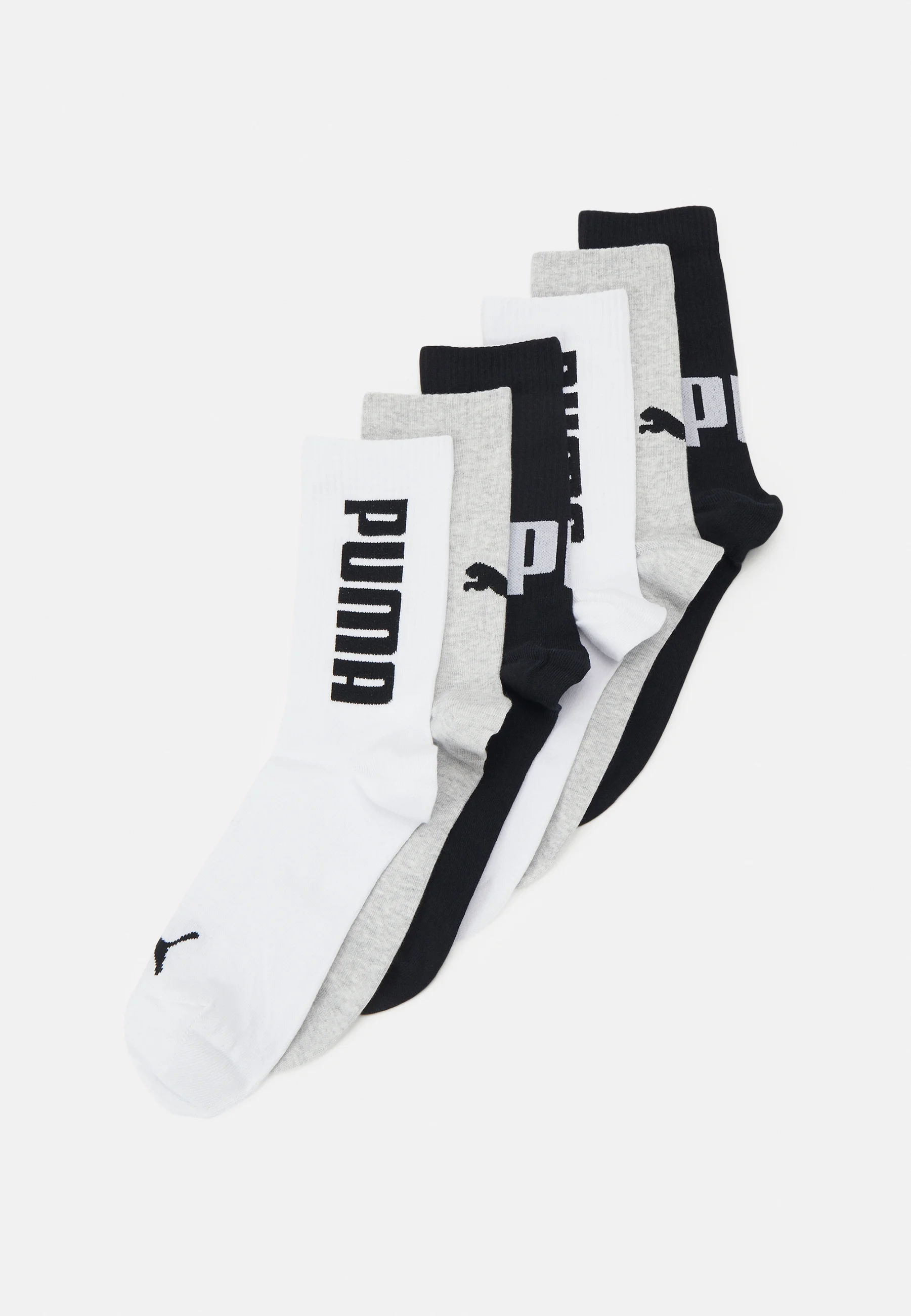 Calcetines deportivos Puma BIG LOGO CREW UNISEX (paquete de 6)