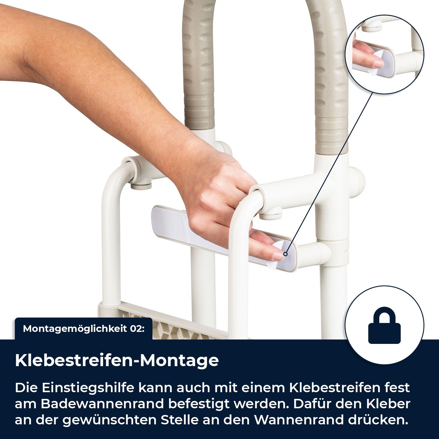 flexilife Badewannen-Einstiegshilfe Badewanneneinstiegshilfe BONARE