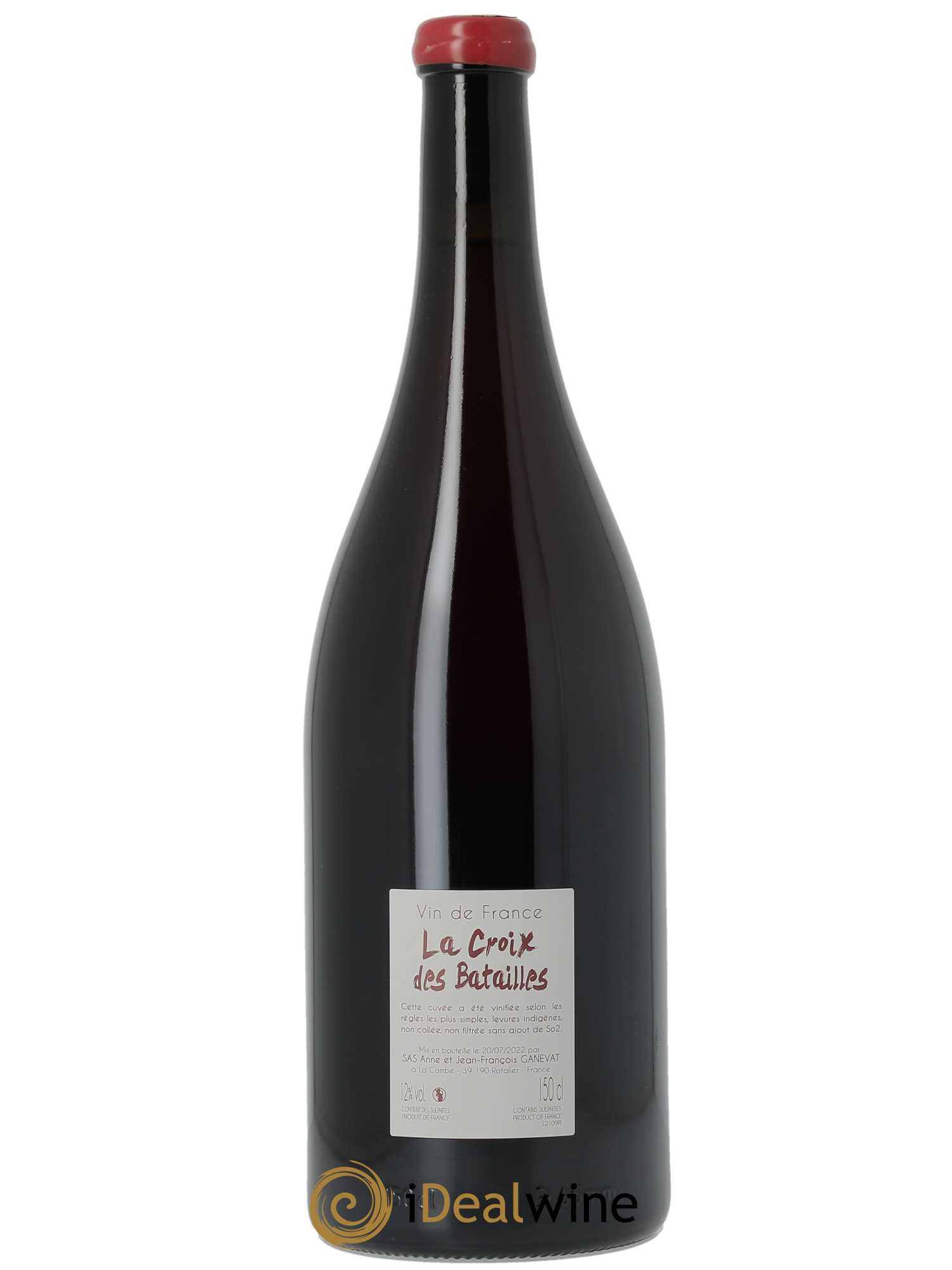 Vin de France La Croix des Batailles Anne et Jean François Ganevat   - Lot de 1 Magnum