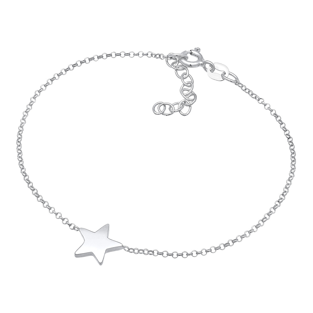 Elli Elli Bracelet Femmes pendentif étoile Astro Filigrane en argent sterling 925 Bracelet