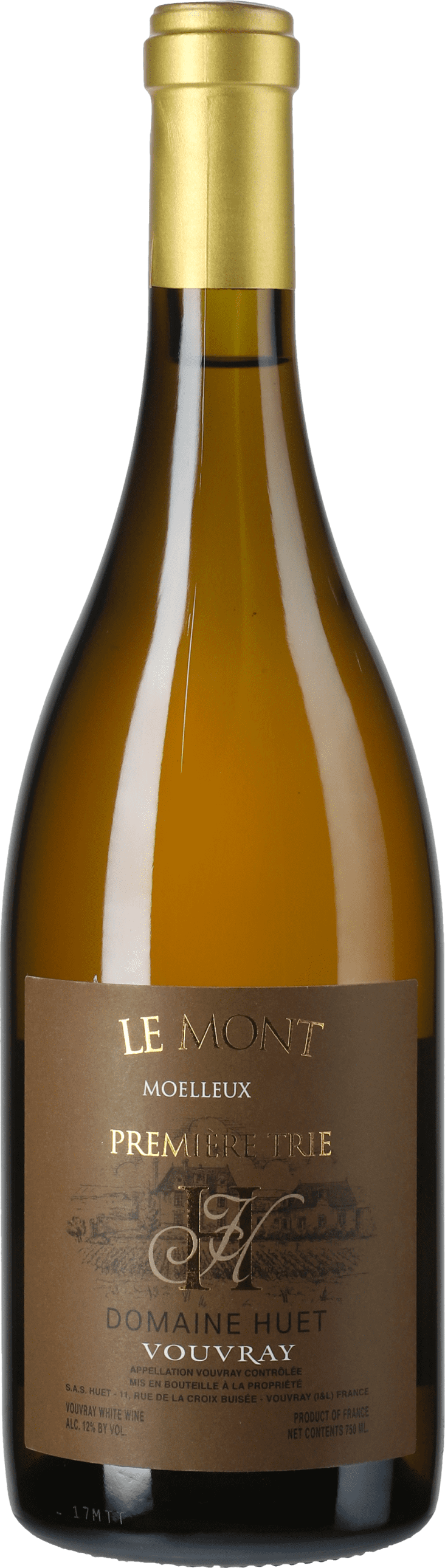 Huet: Vouvray Le Mont Moelleux Première Trie 2020