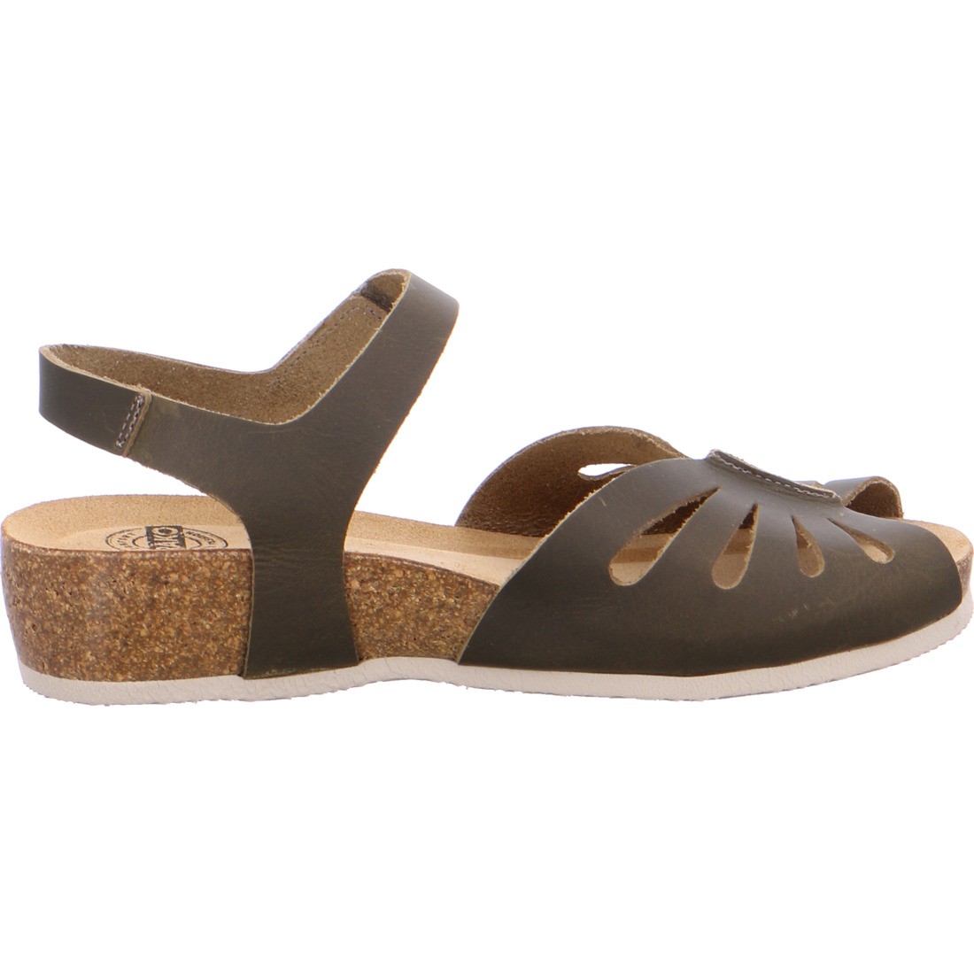 BRAKO Keilsandalen grün