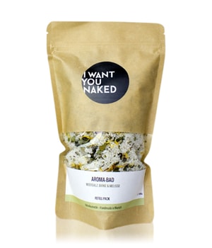 I WANT YOU NAKED Meersalz, Birke & Melisse Refill Badezusatz-620 g