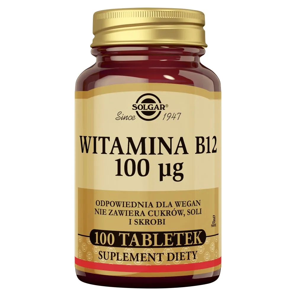 Solgar Φυσική Βιταμίνη Β12 100 mcg Δισκία
