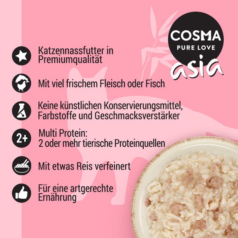 Sparpaket Cosma Asia in Jelly 24 x 85 g zu TOP-Preisen