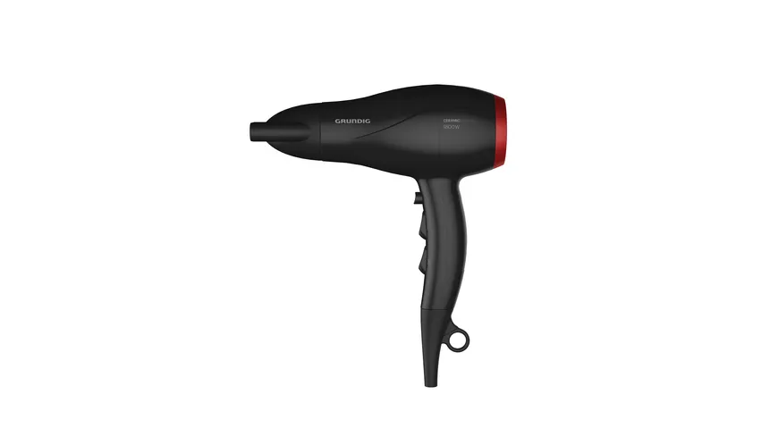 GRUNDIG Haartrockner HD 3700 B schwarz, kirschrot