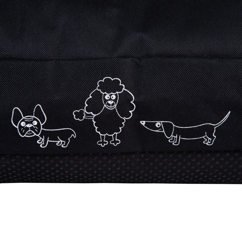 Hundekissen Silhouette schwarz zu TOP-Preisen