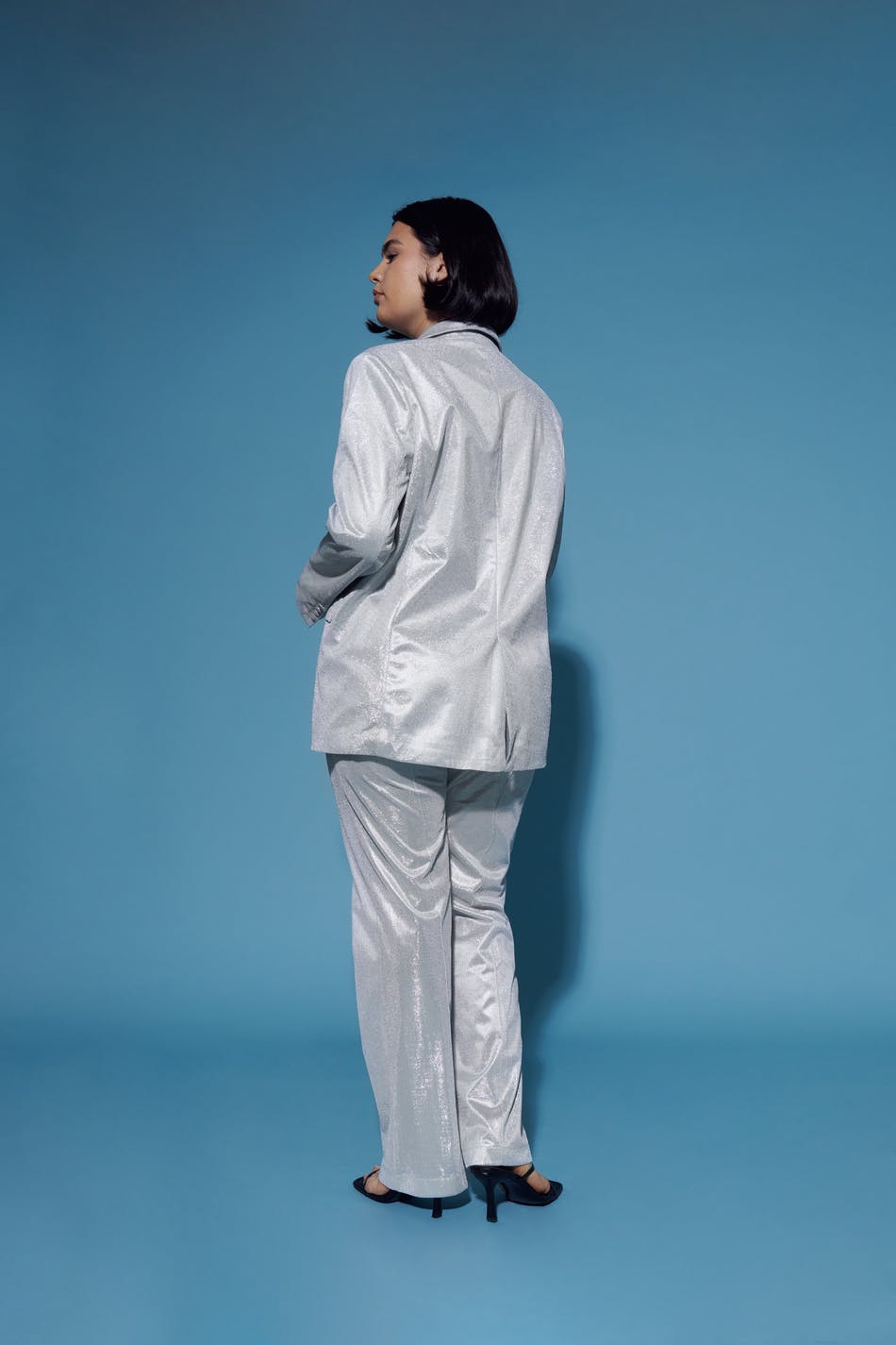 Silver trousers