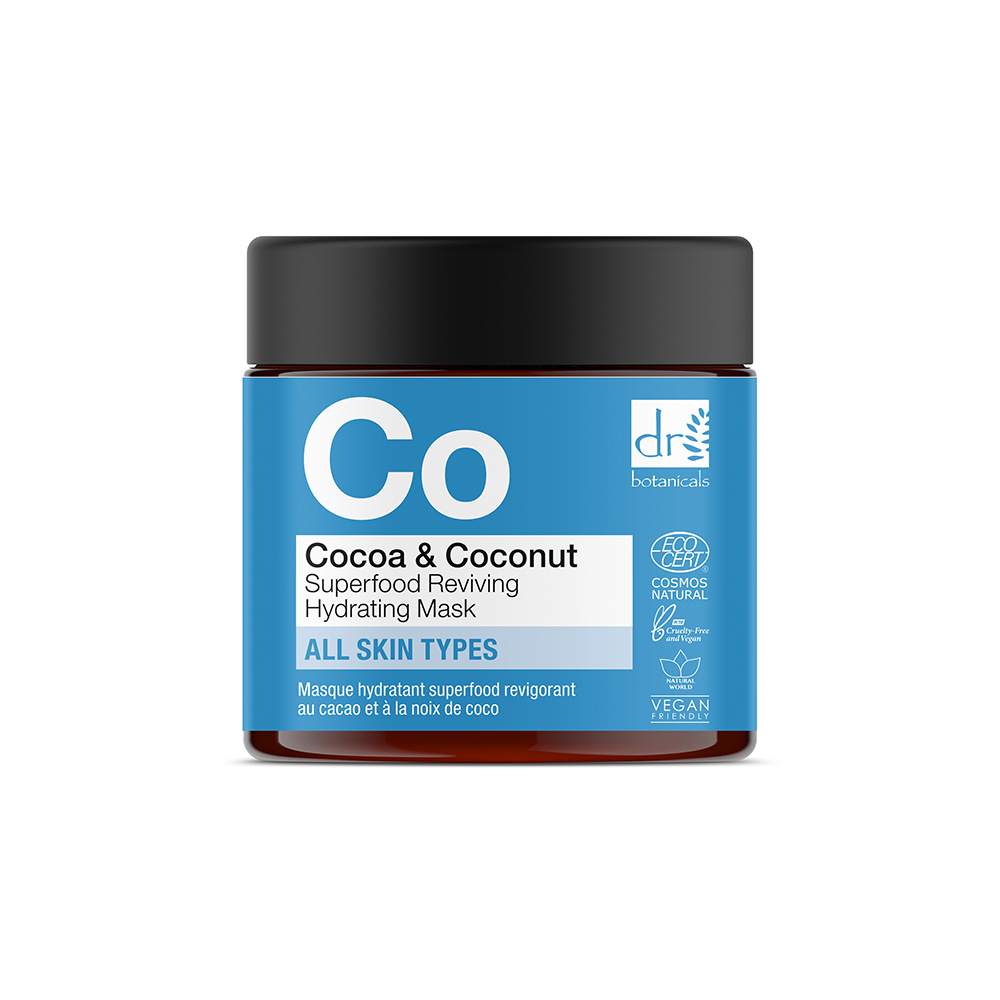 apothecary by dr botanicals Masque Visage Hydratant Superfood Cacao& Noix de Coco Masque Visage
