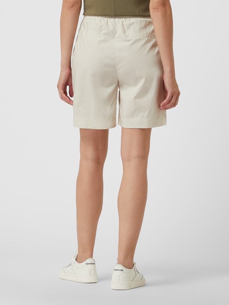 Loose Fit Shorts mit elastischem Bund in sand
