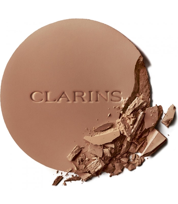 Clarins-EVER MATTE COMPACT POWDER-Poudre compacte matifiante infusée au lait de pêcher