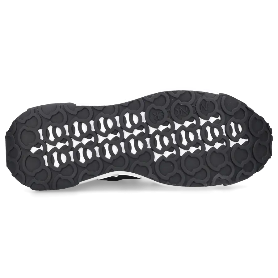 Moncler - Sneaker low LUNAROVE Kalbsleder Textil - schwarz