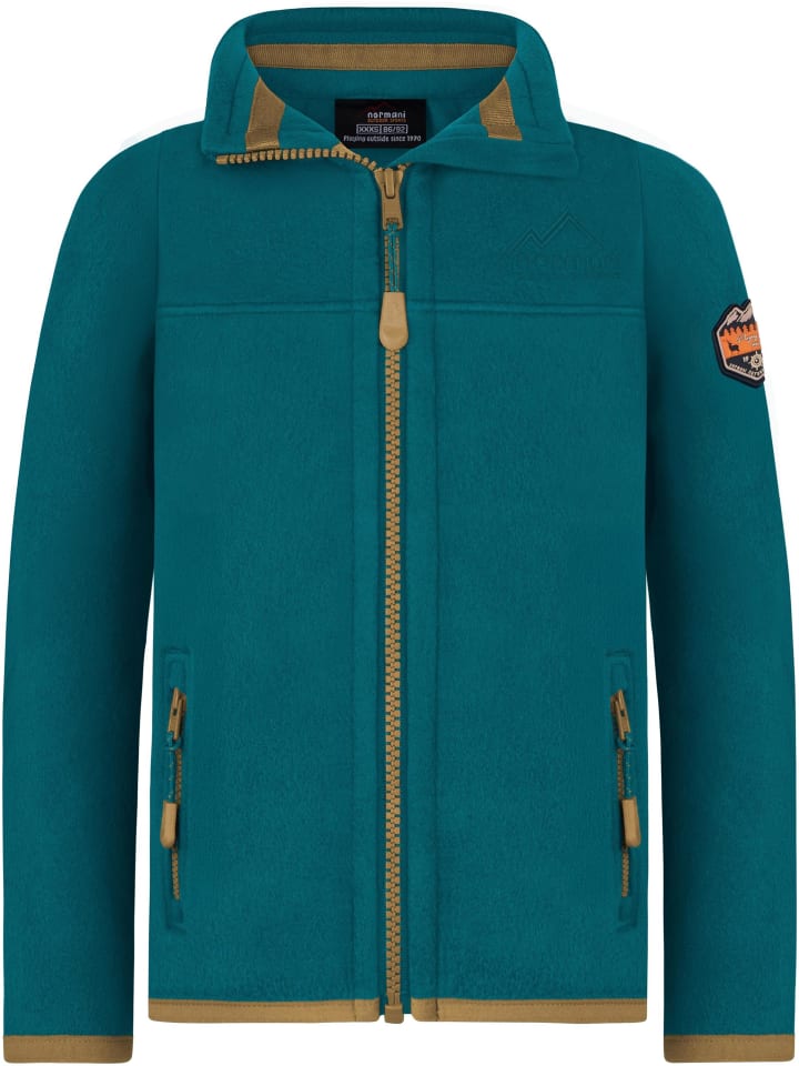 Normani Outdoor Sports Kinder Fleecejacke Venetie in Petrol günstig kaufen