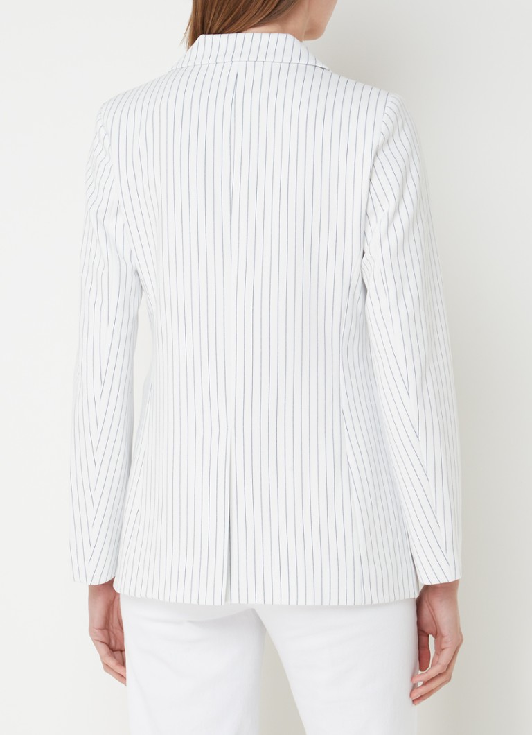 French Connection Blazer with shoulder pads and pinstripe