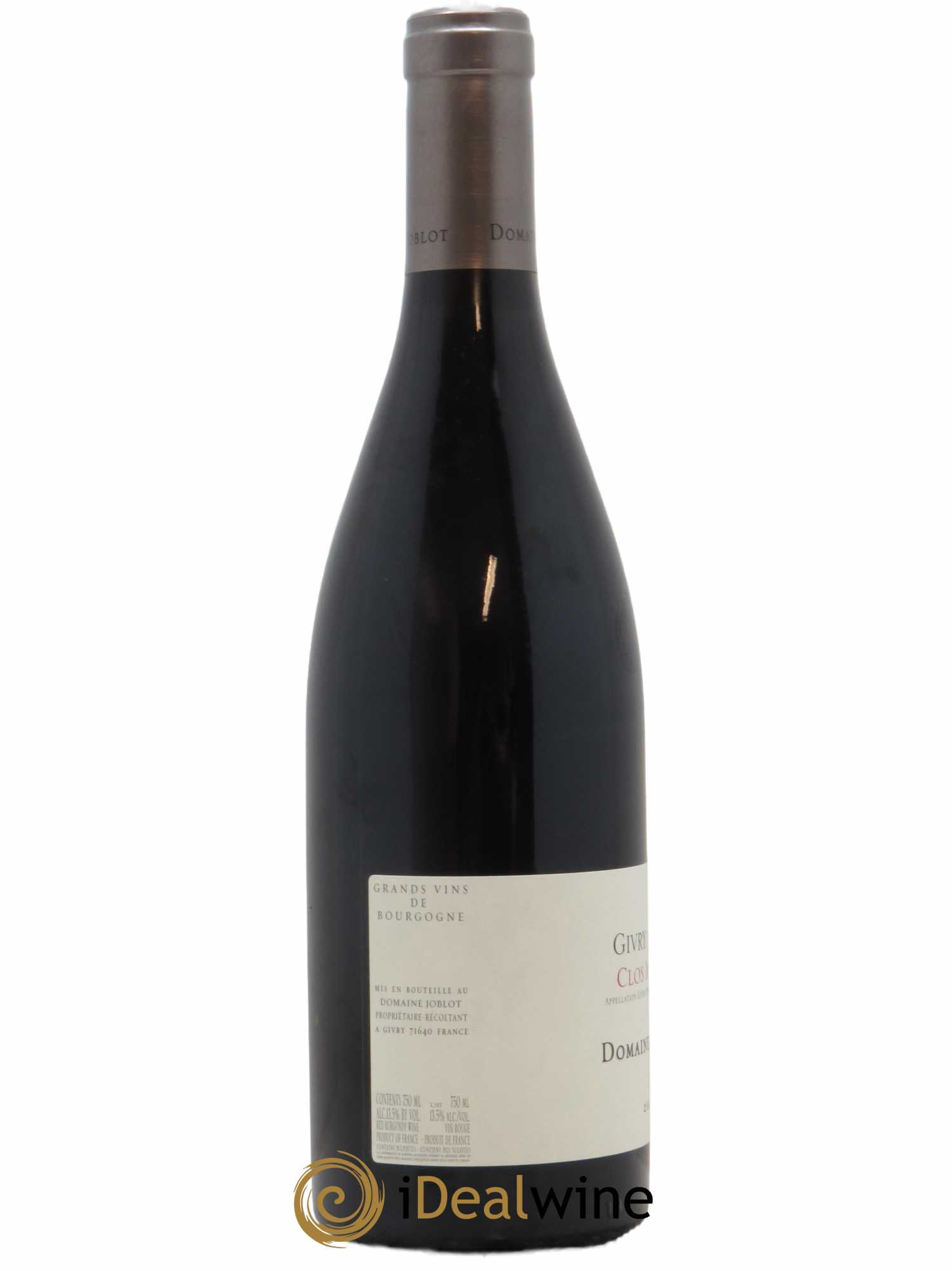 Givry 1er Cru Clos Marole Joblot (Domaine)  2017 - Lot de 1 Bouteille