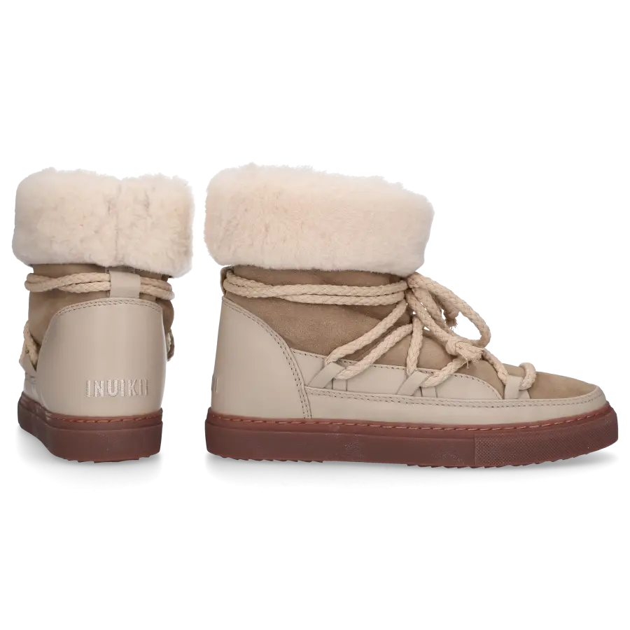 INUIKII - Snowboots CLASSIC HIGH Veloursleder - beige