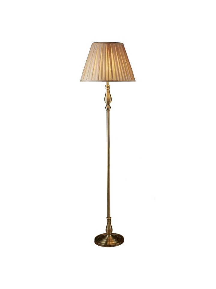 Licht-Erlebnisse Stehlampe in Messing Antik Braun günstig kaufen onesize