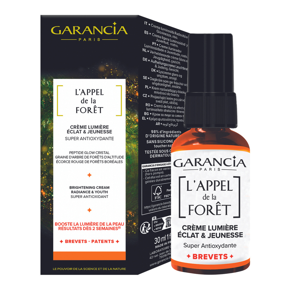 Garancia L'Appel de la forêt - Crème lumière Eclat & Jeunesse 30ml Crème de jour visage  - 30ml