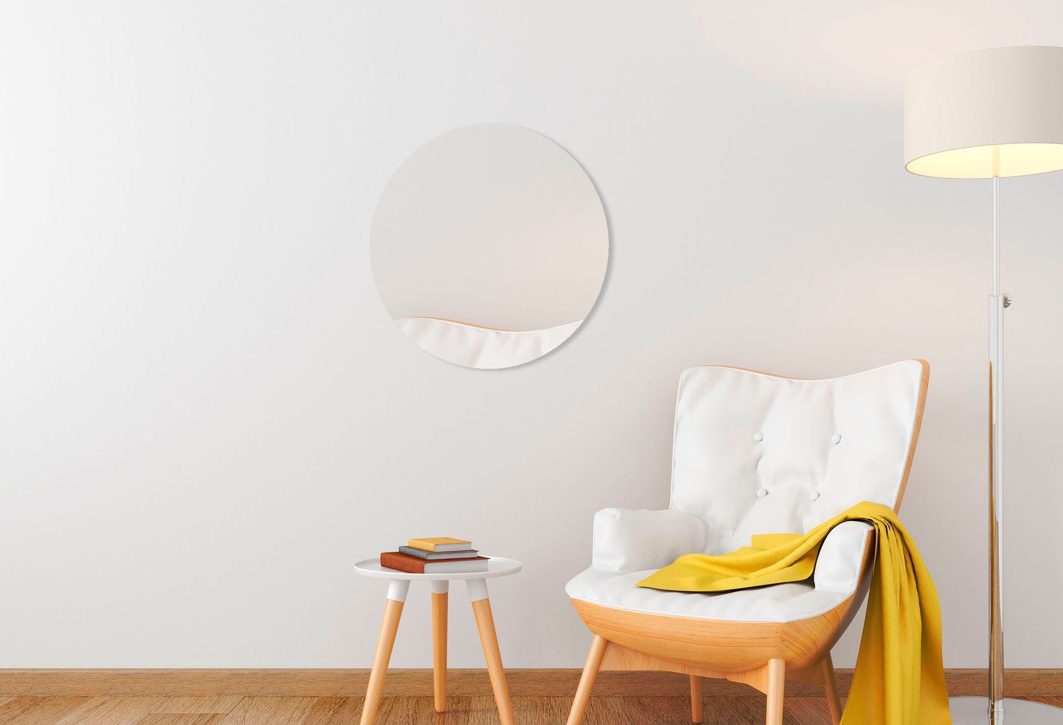 andas Dekospiegel Glass Round (1-St), runder Wandspiegel