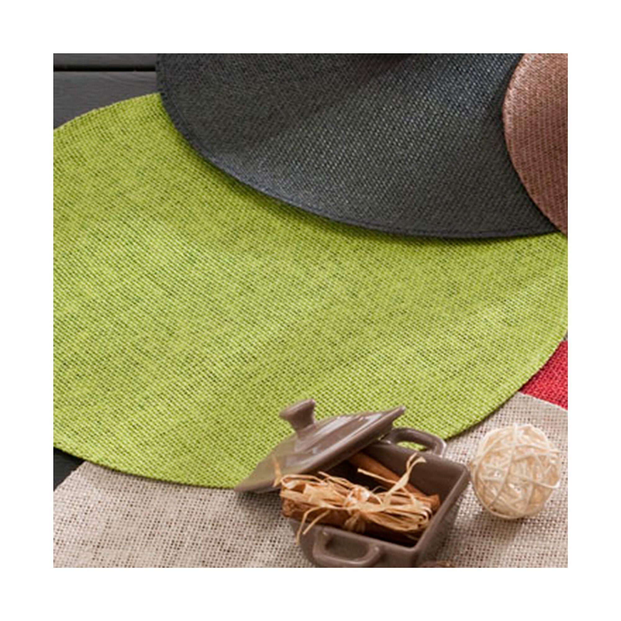 Set de table rond bambou
