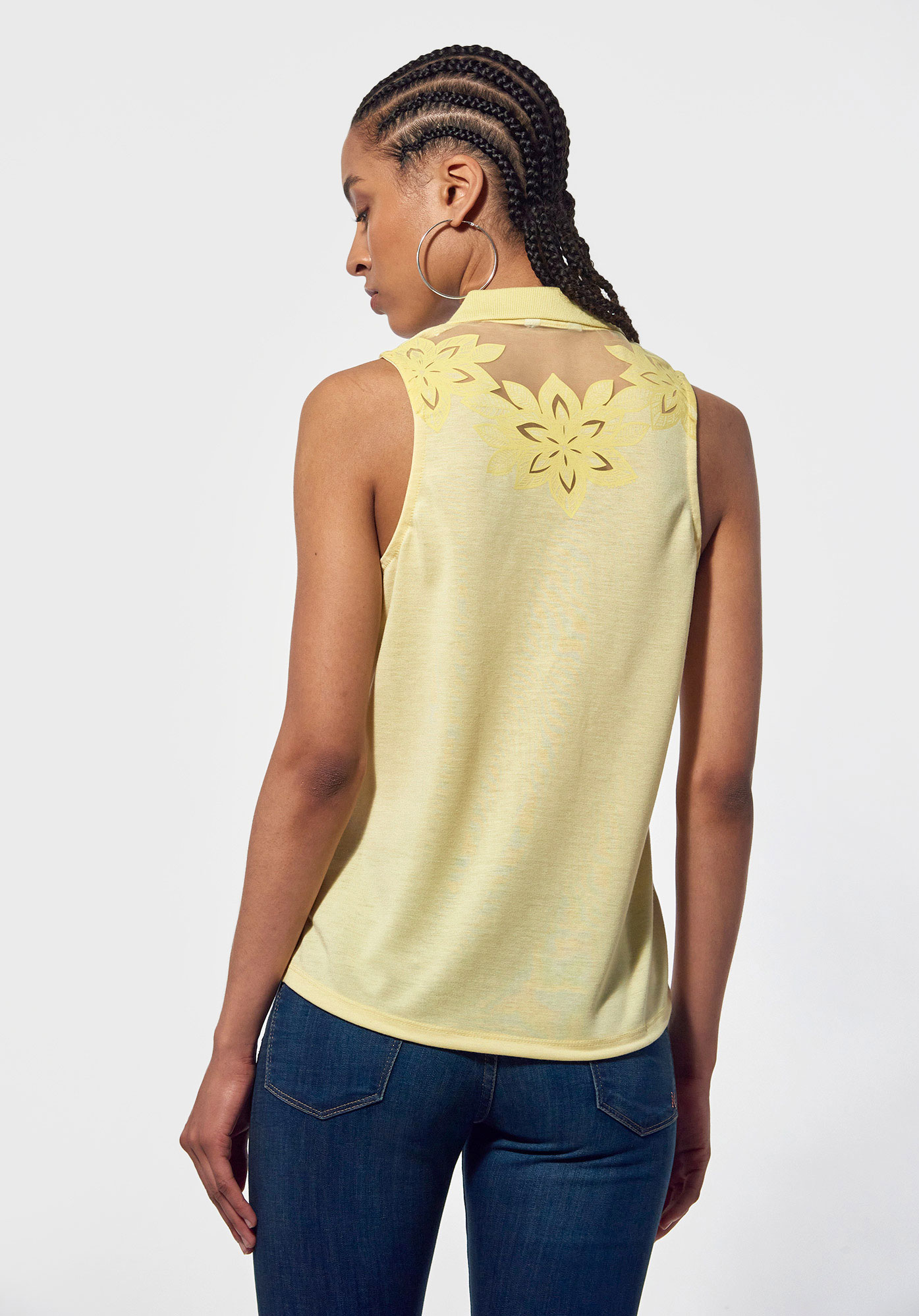 PAXI  Polo jaune régular Femme