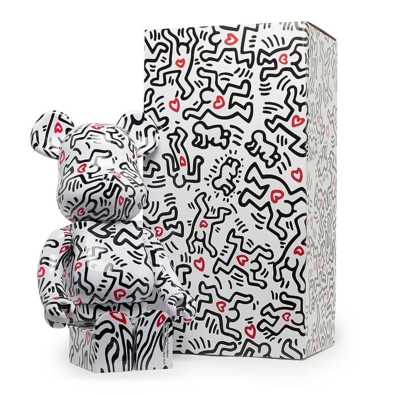 Medicom Bearbrick Keith Haring #8 1000% multicolor