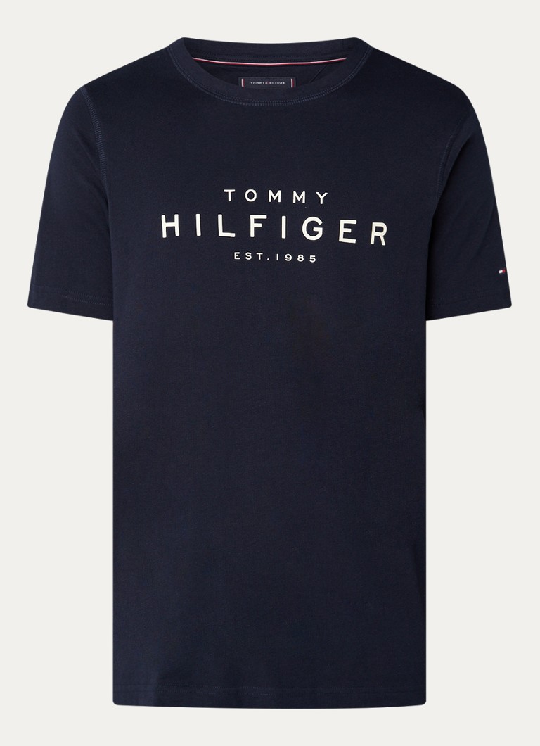 Koszulka Tommy'ego Hilfigera z nadrukowanym logo