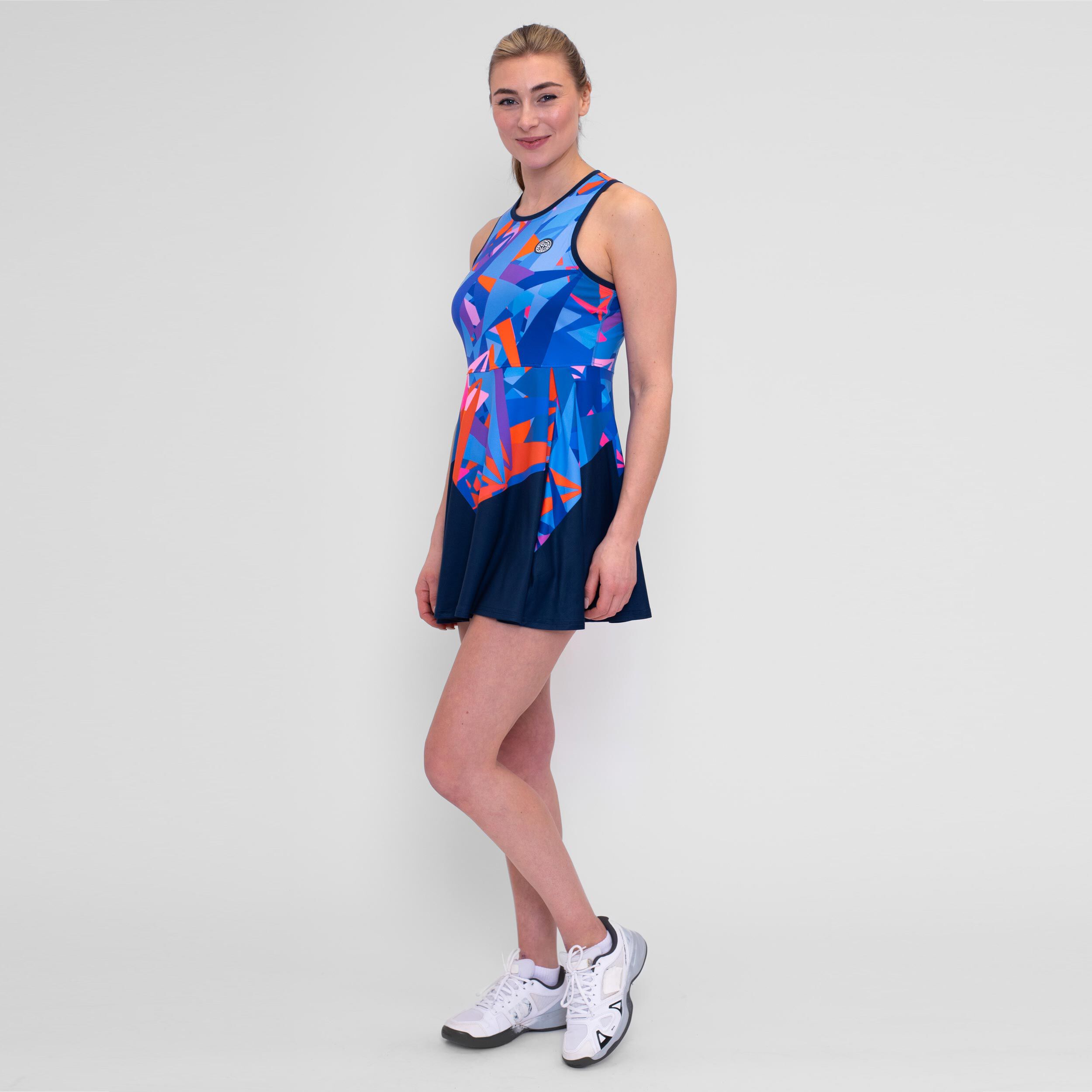 Spike Kleid Damen - Dunkelblau, Mehrfarbig