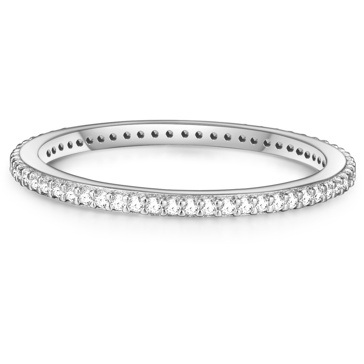 Ring Sterling Silber Zirkonia in Silber