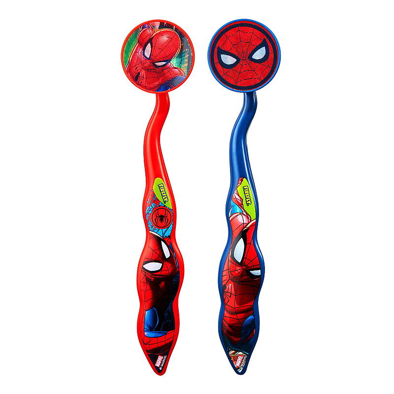 Tannbørste 2-pk Spiderman Firefly