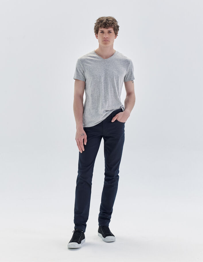 Jean SLIM marine Denim Homme