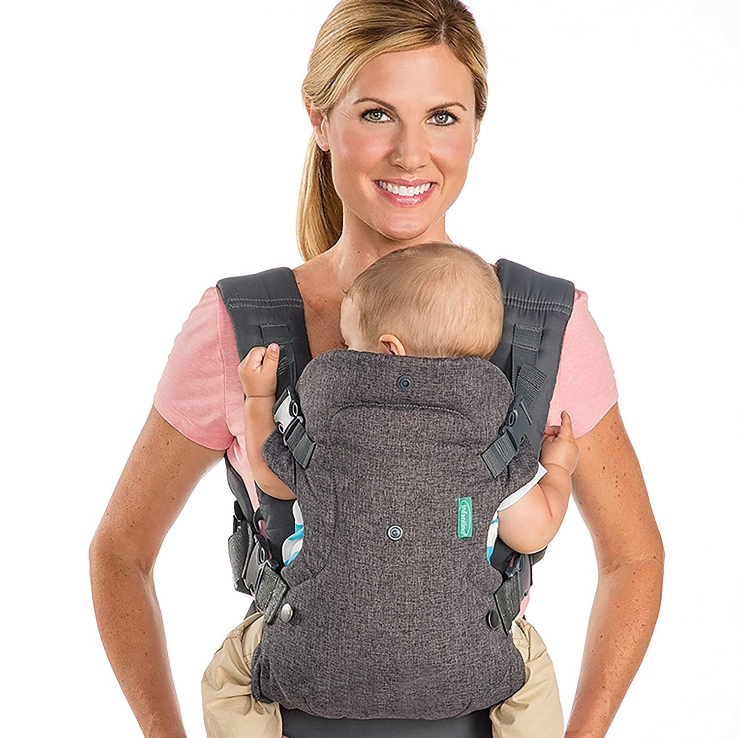 IVSO Bauchtrage Babytrage Bauchtrage Babytrage Bauchtragen mit Hüftsitz Rückentrage Ergonomische Kindertrage ab Geburt von 4 bis 15 kg