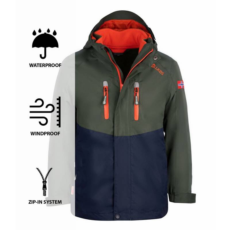 Trollkids Bryggen Doppeljacke Kinder
