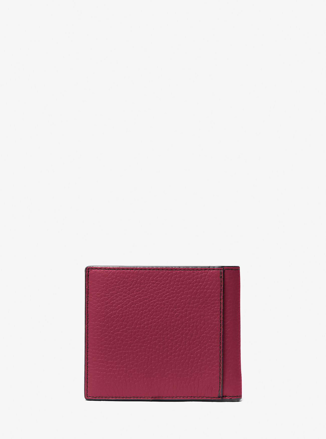 Hudson Pebbled skinnlommebok - MULBERRY