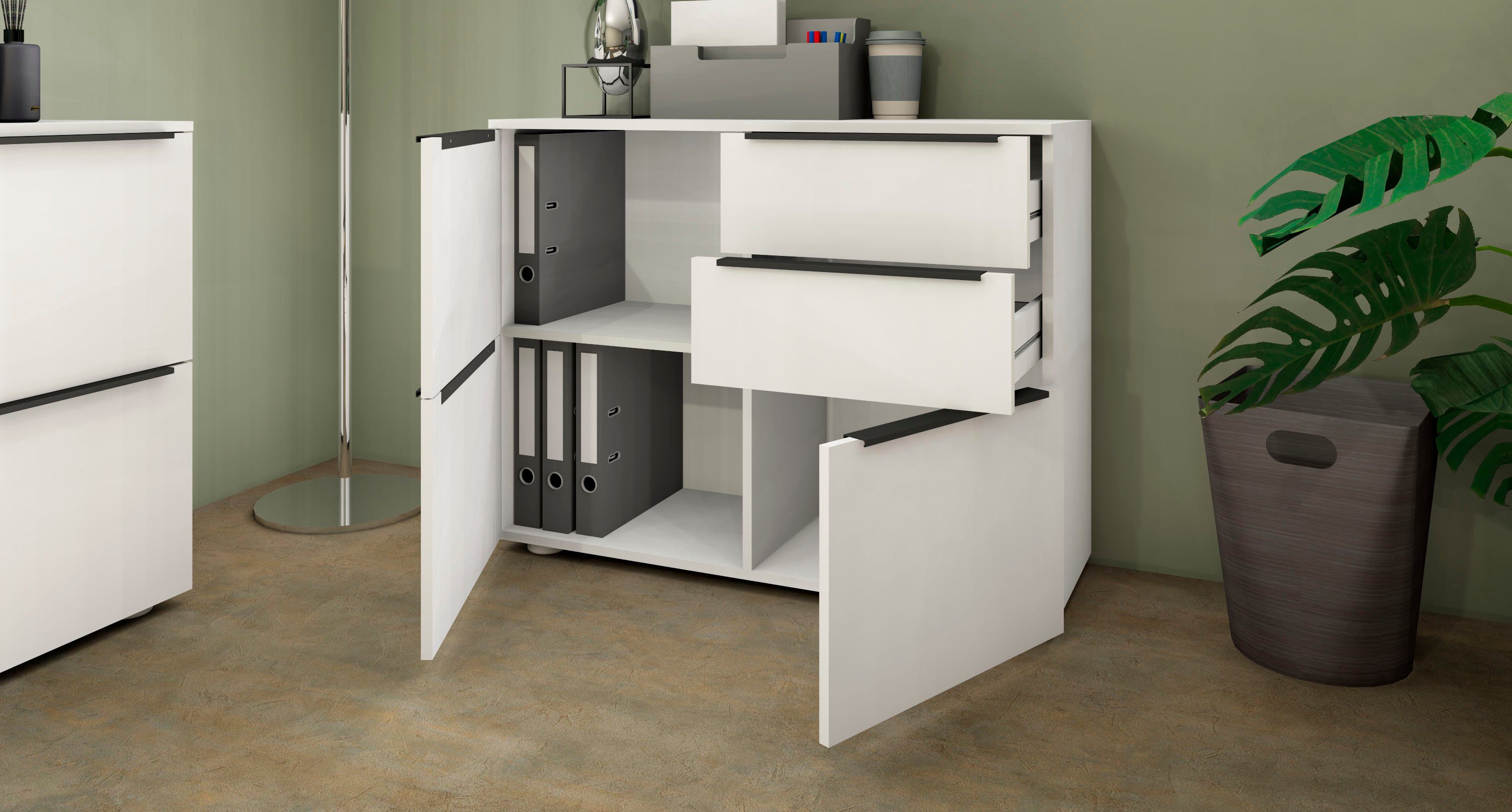 borchardt Möbel Aktenschrank Tom Breite 93 cm, Mehrzweckschrank