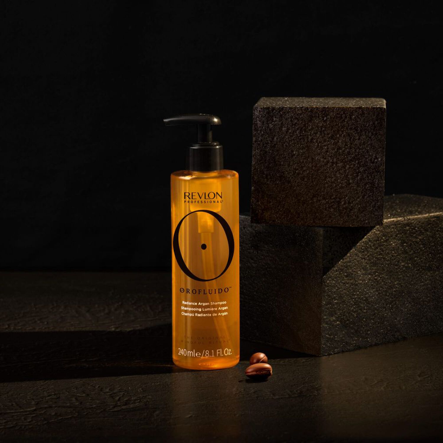 revlon professional Shampooing Lumière Argan OROFLUIDO™ - Cheveux Secs - 240 ml
