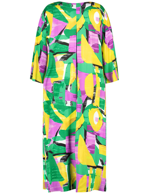 Bohokleid mit farbenfrohem Print