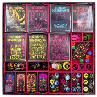 14 - teiliges Feldherr Organizer für Dungeon Degenerates: Hand of Doom - Grundspielbox