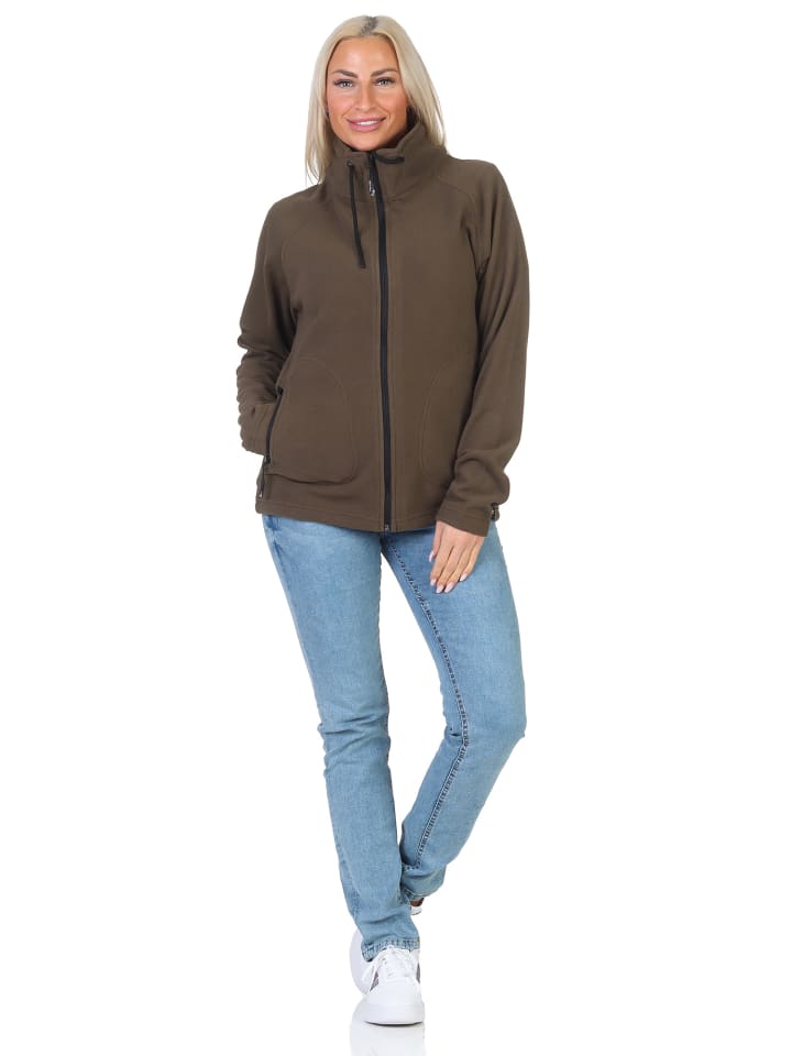 Rock Creek Fleecejacke in Dunkelgrün günstig kaufen