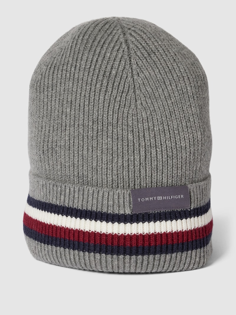 Beanie aus reinem Kaschmir in mittelgrau