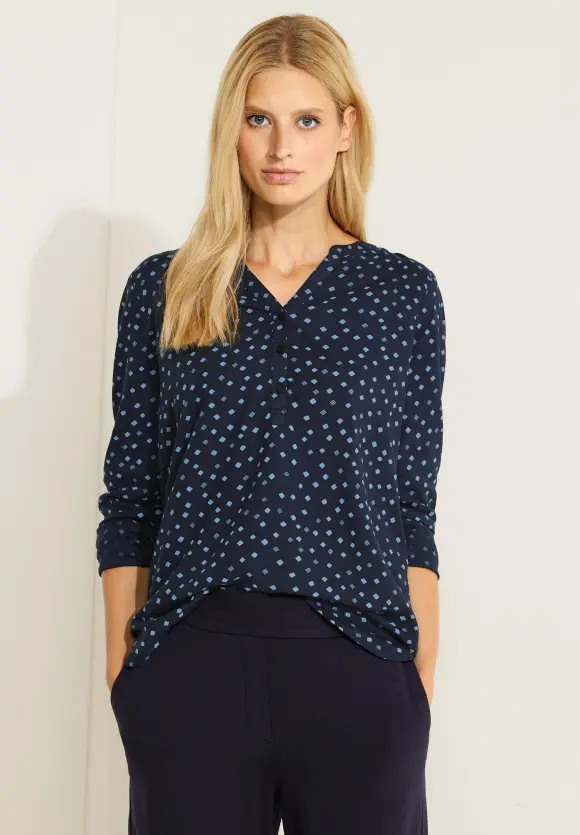 CECIL Bluse mit Punktemuster
