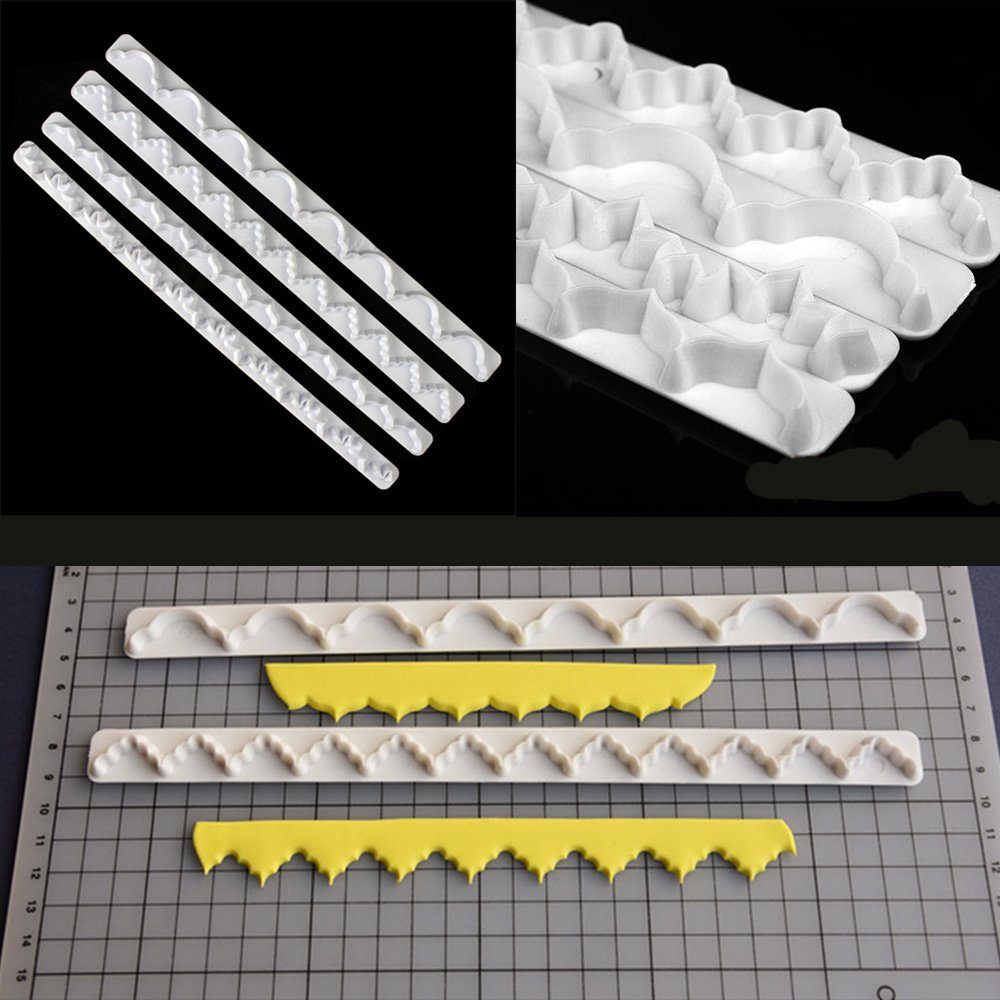 Homewit Ausstechform Fondant Ausstecher Set Tortendeko für Buchstaben Premium Backzubehör, (Packung, 69-St), Weihnachtsdekoration Modellierwerkzeug tüv Kuchen, Torten, Cupcakes