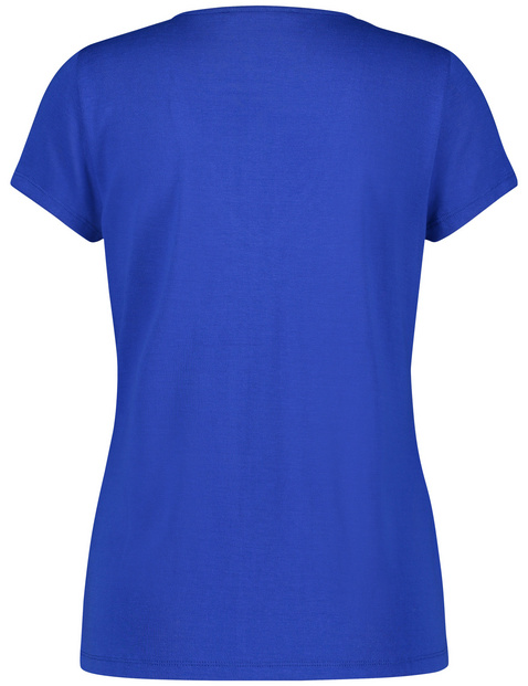 Kurzarmshirt mit Spitze