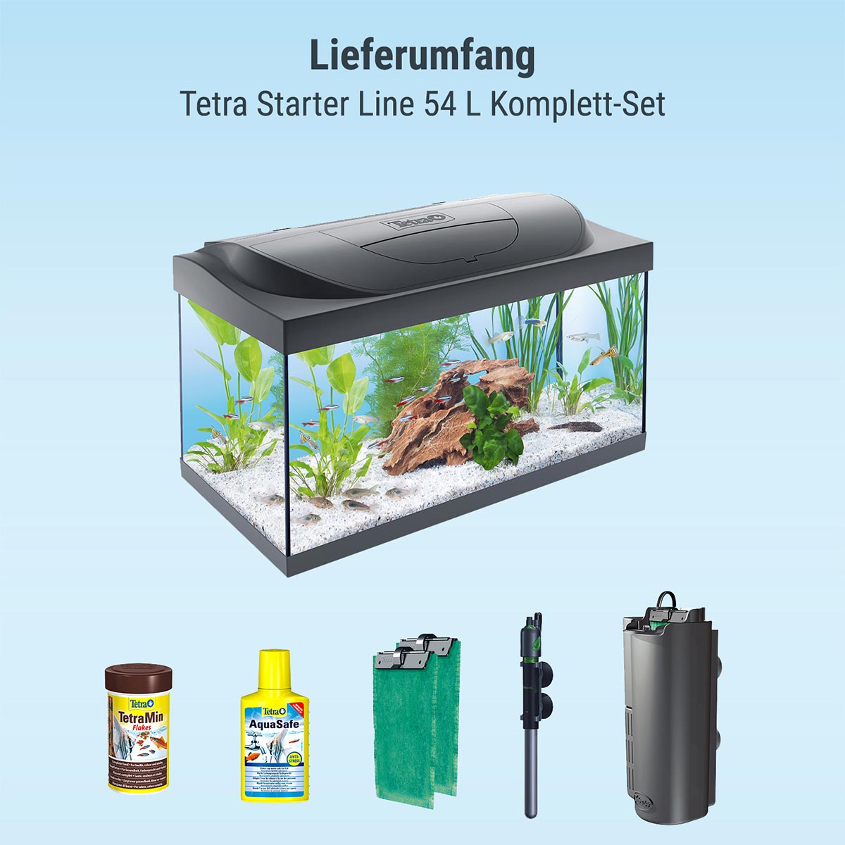 Tetra Starter Line LED Aquarium 54L günstig kaufen
